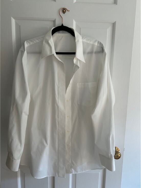 Foxcroft Tops - Foxcroft Women's Wrinkle Free White Button Down Shirt Long Sleeve 18 2X